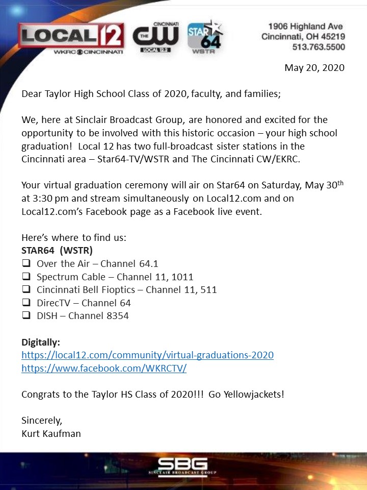 THS Graudation Information